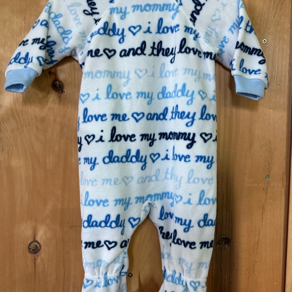 0-6m Fleece Sleeper with Zipper - Picture 4 of 4